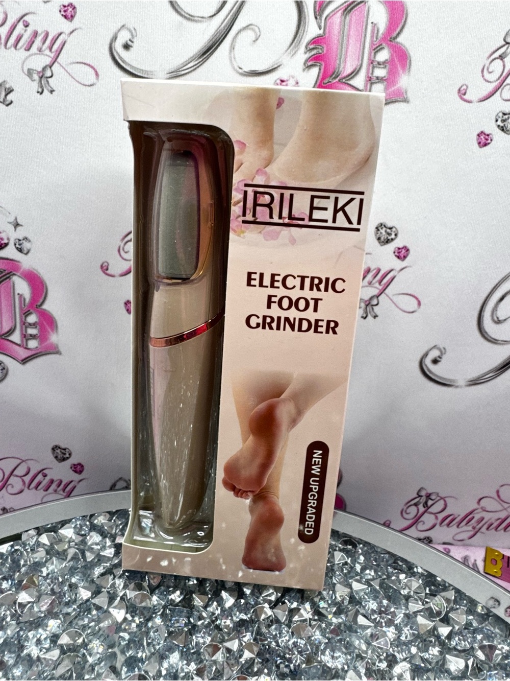 Electric Foot Grinder - Pink/Rose Gold new in box